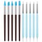 10Pcs Silicone Clay Sculpting Tool, Modeling Dotting Tool & Pottery Craft use for DIY Handicraft, Silicone Brush, Sculpture Pottery, Nail Art